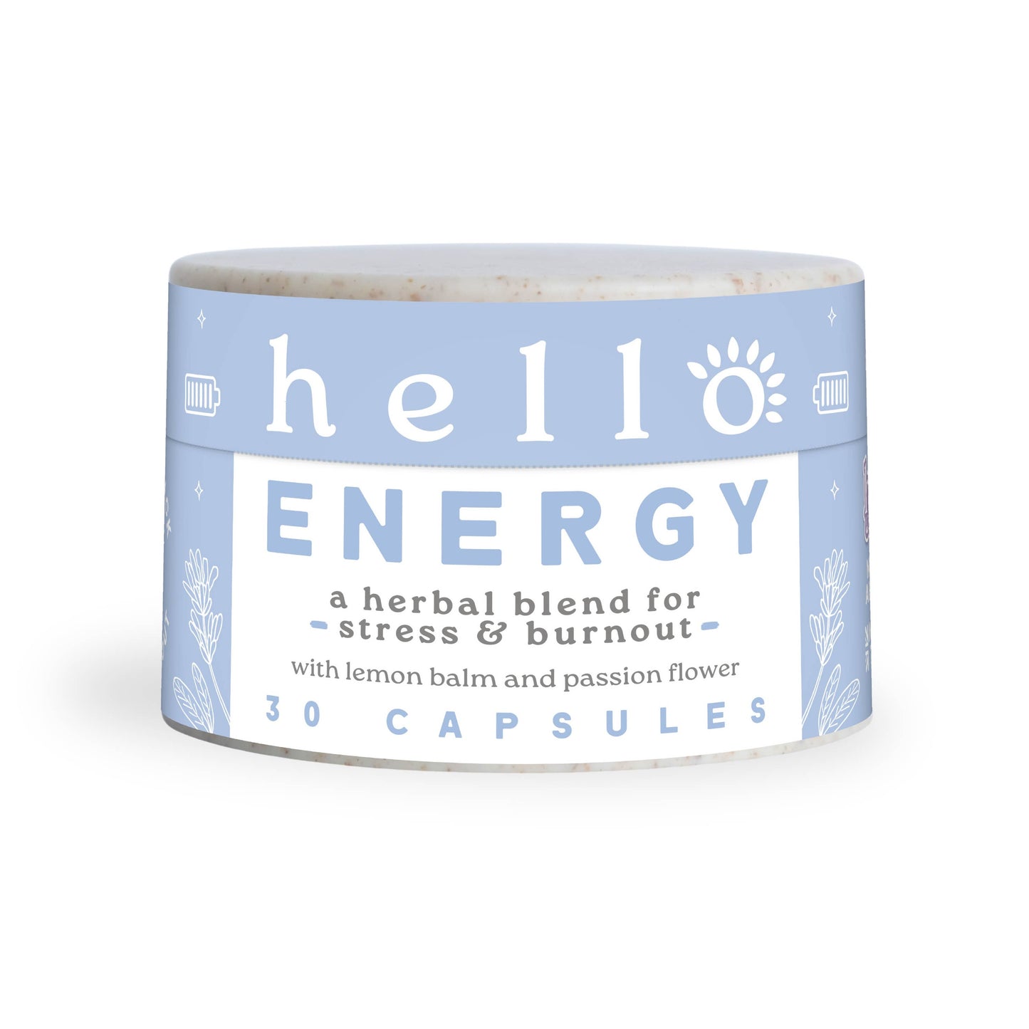 Hello Wellness. Hello Energy Capsules. 30 x 400mg.